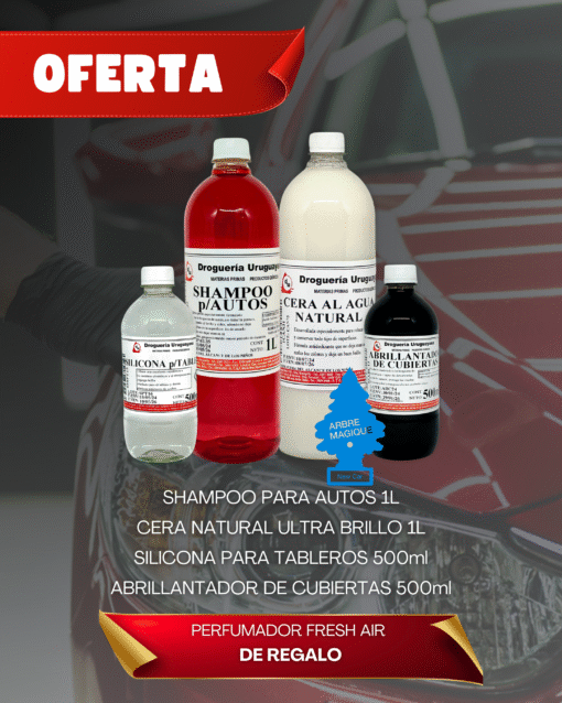 pack limpieza automotriz