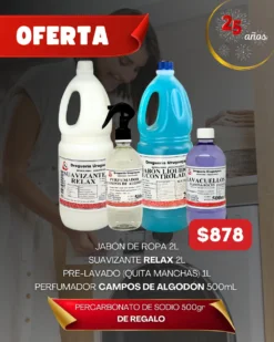 Pack limpieza textil